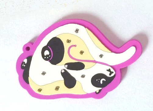 Mabo the Black-Footed Ferret RUBBER STRAP