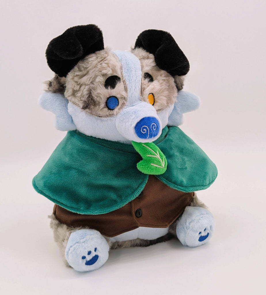 CosyPaws plush of Stormy Pup the blue merle border collie