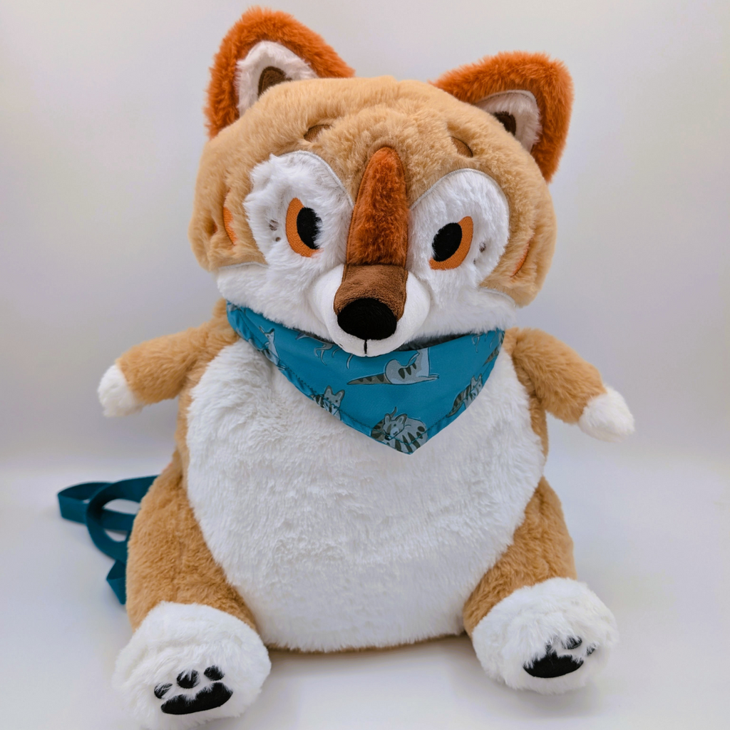Plush backpack of a thylacine