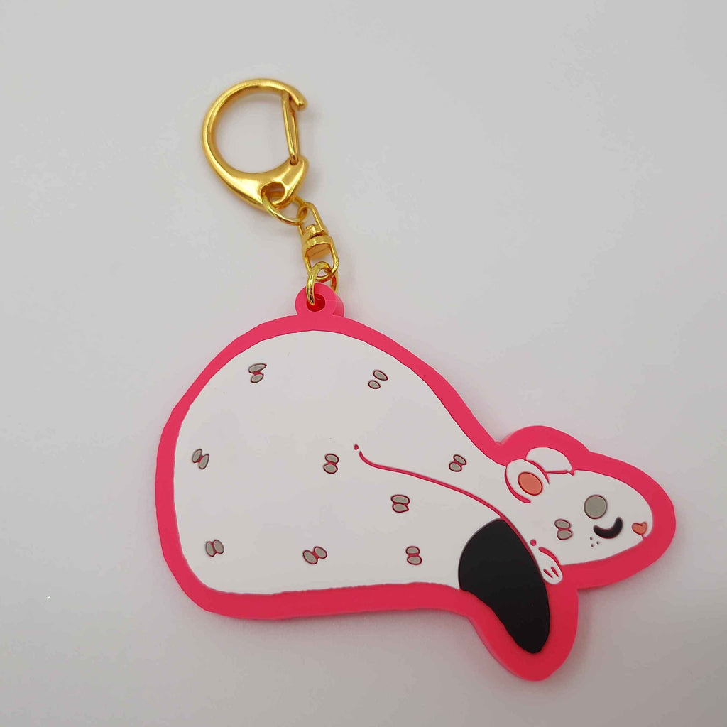 Weasel Key Chain RUBBER STRAP Mustelids – LittleSofts