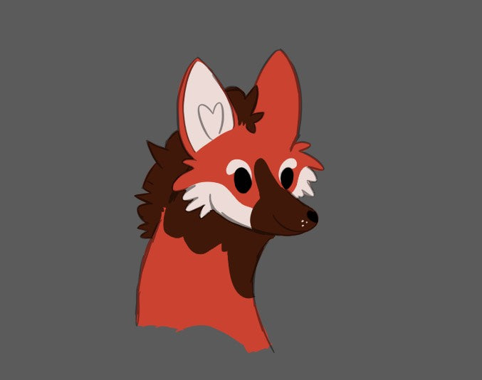 Fanart of Paprika the red maned wolf