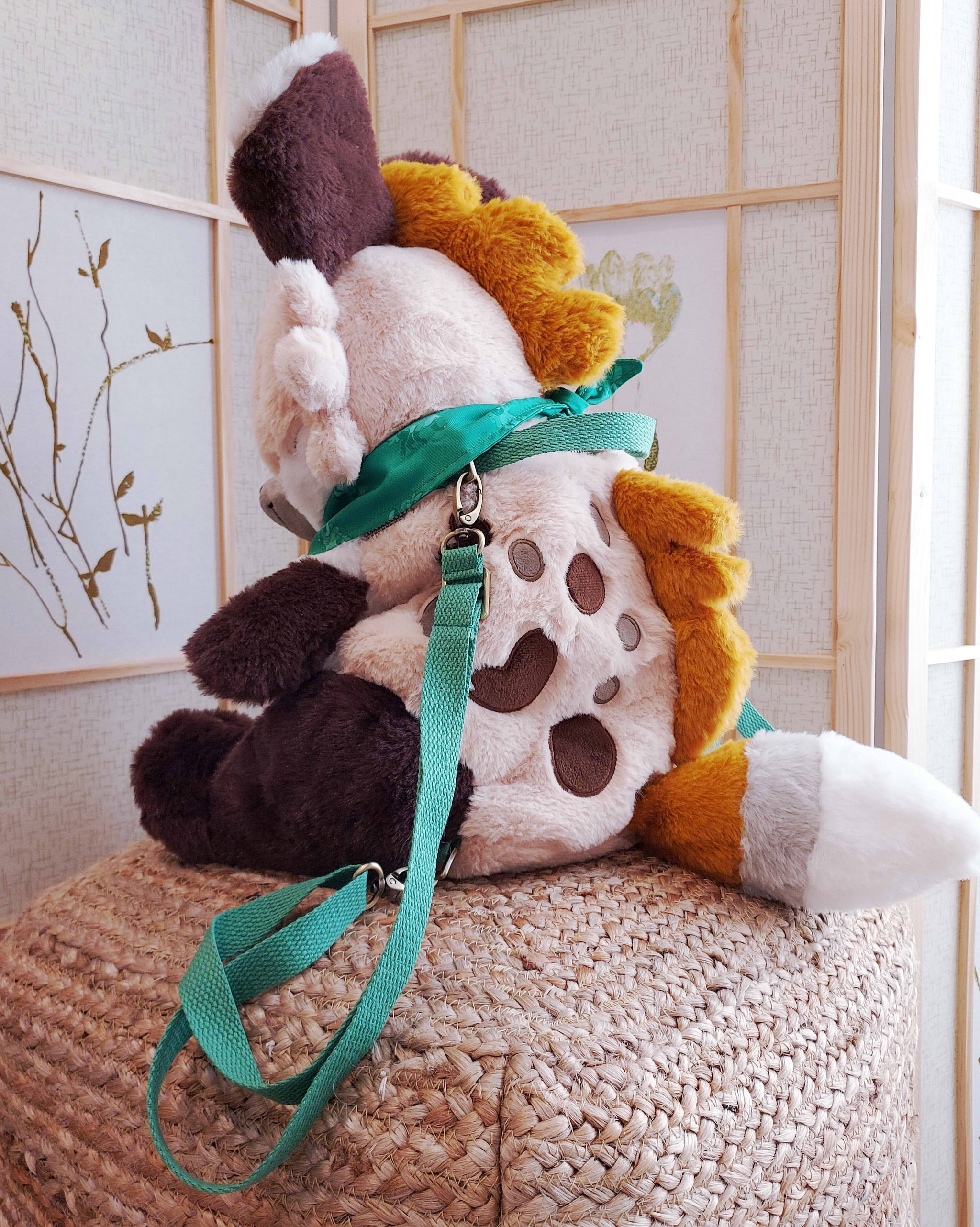 SNUG-ALONGS ChocoChip Hyena Plush Backpack – LittleSofts