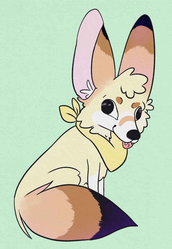 Fanart of Toast the Fennec Fox
